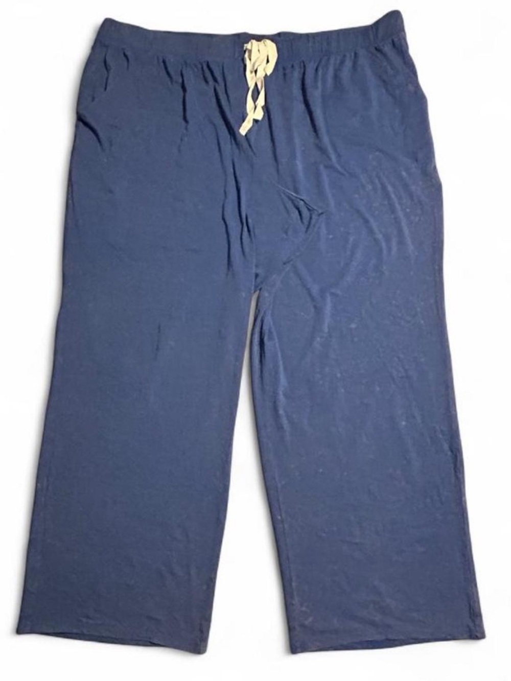 Women’s Cacique Distressed Blue Drawstring Lounge Pants - NWT - size 26/28